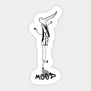 Mood platypus Sticker
